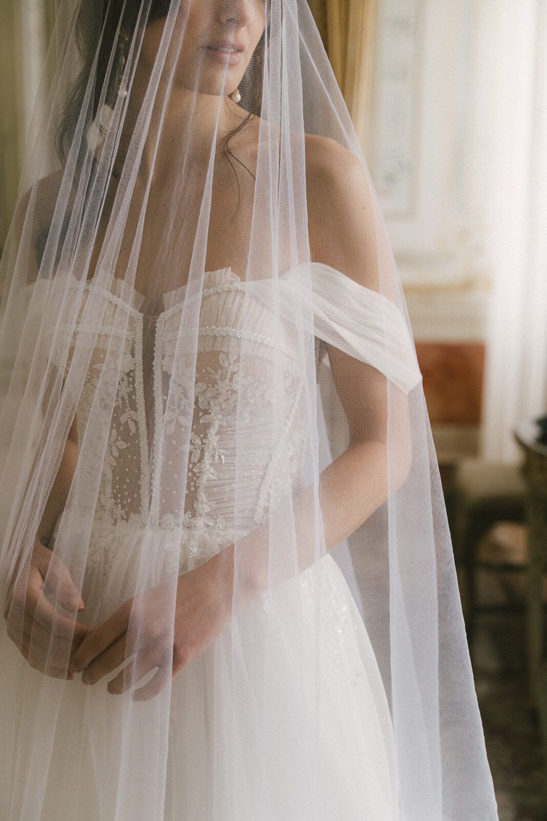 Under the tulle