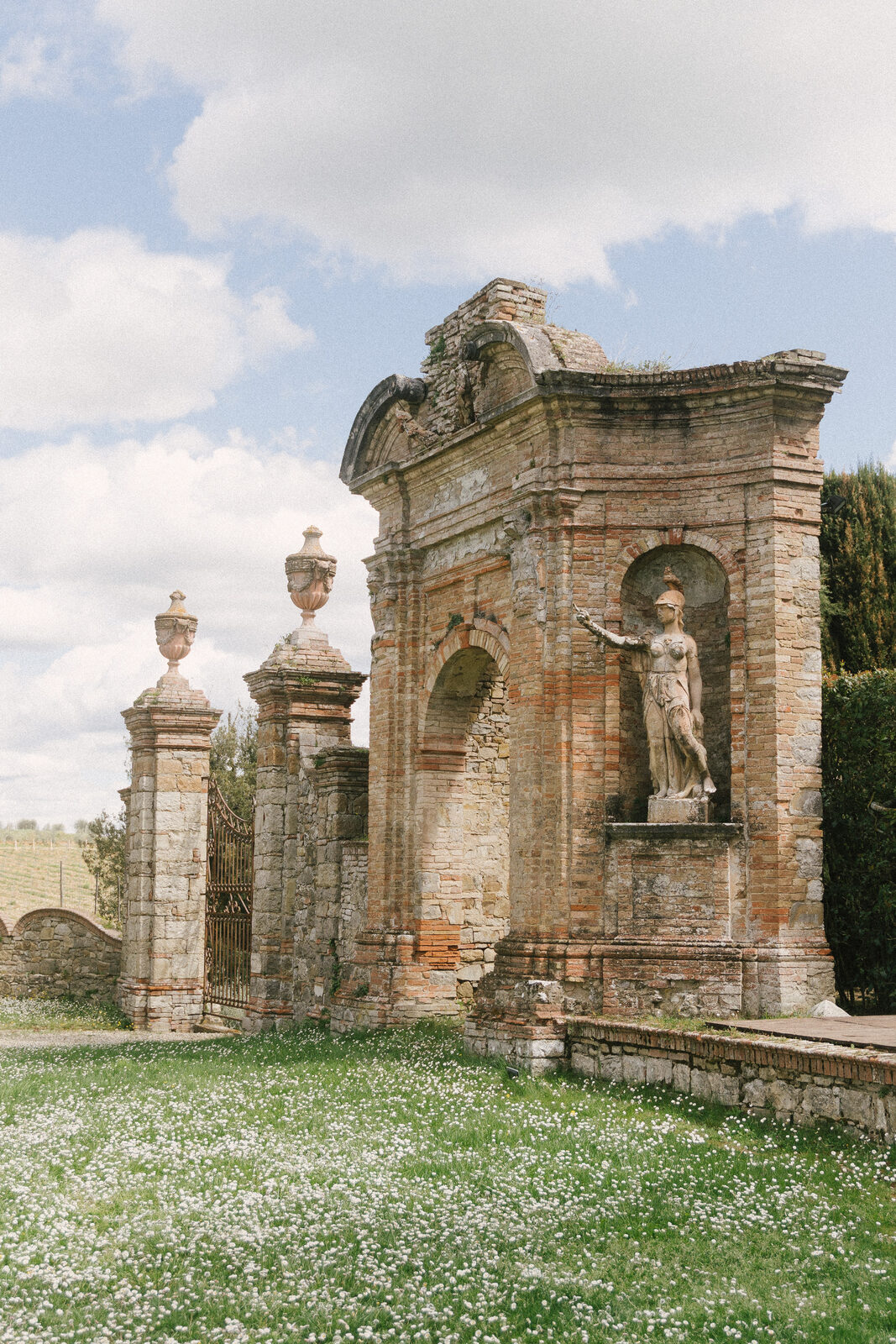The arch, at the end of the garden