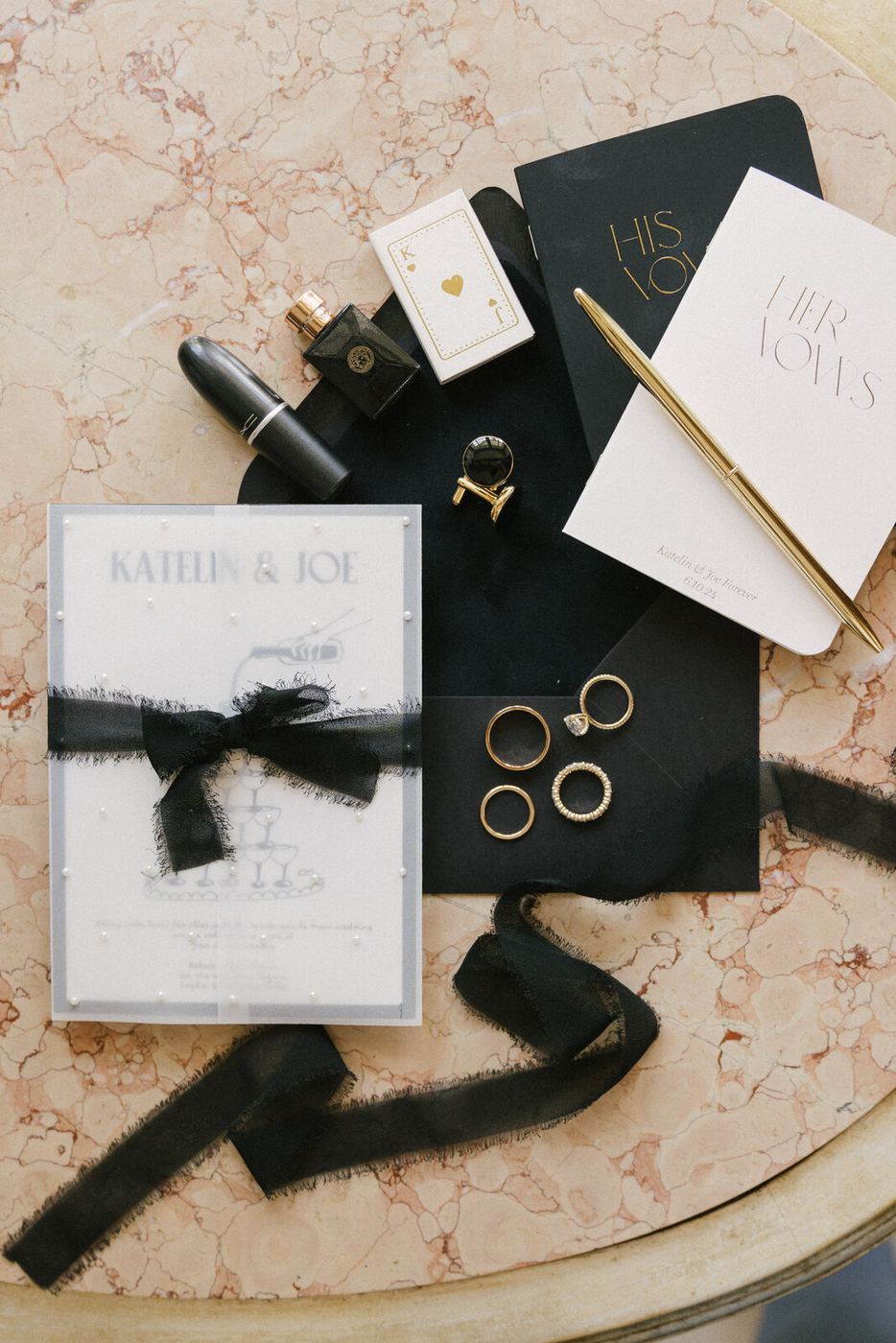 The rings and the invitation