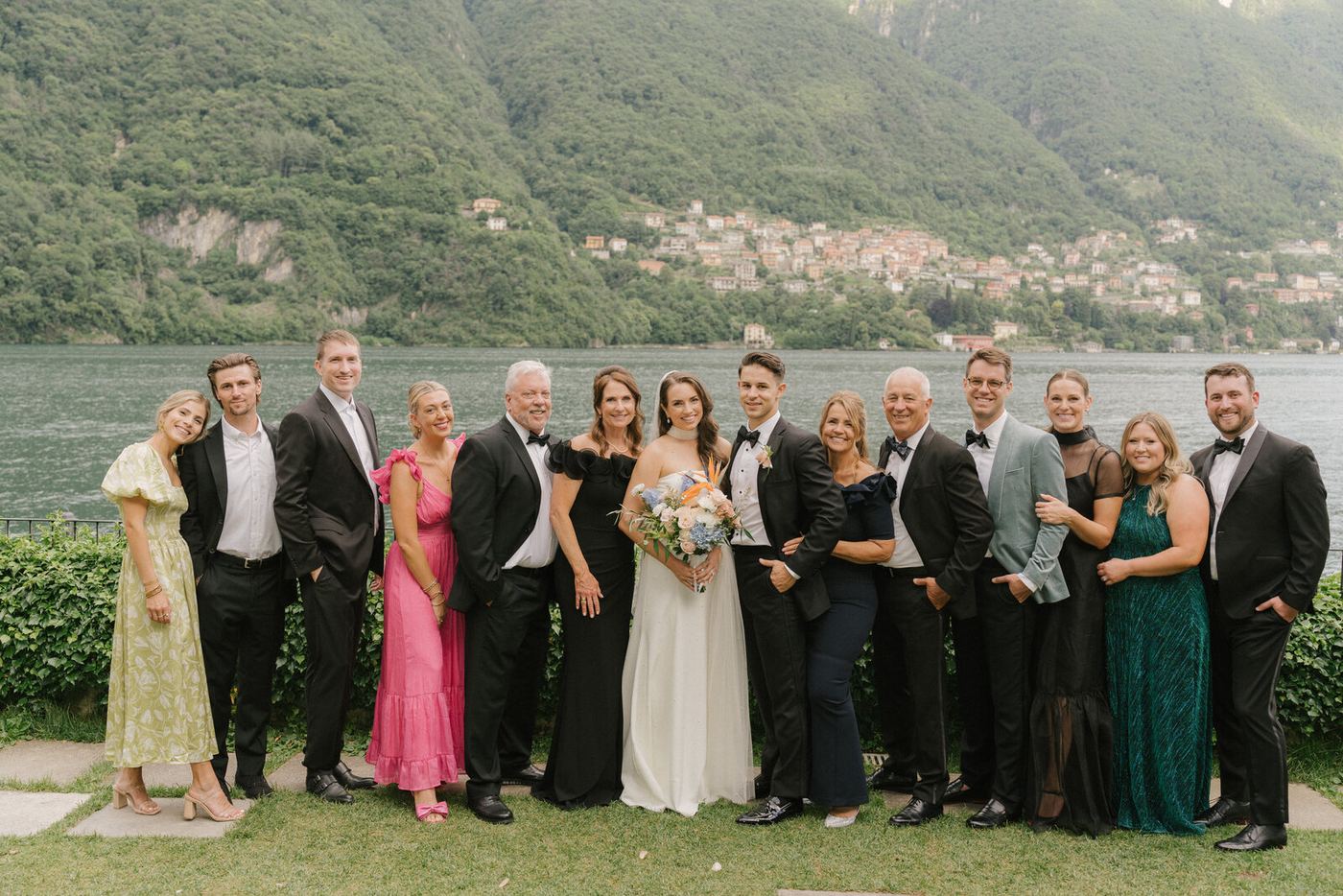 Everyone, by the lake