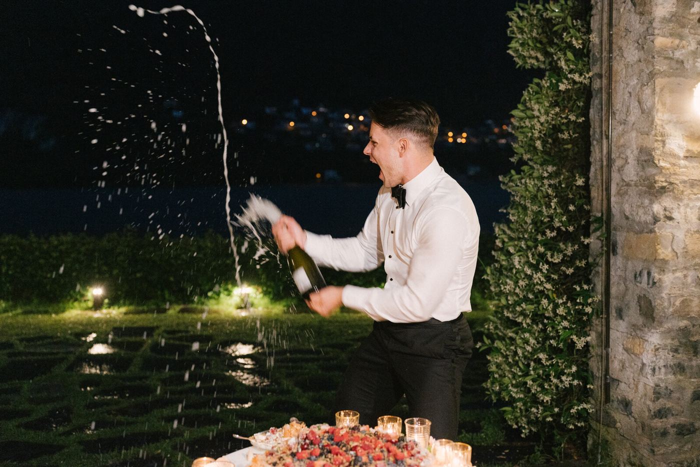 The last of the champagne