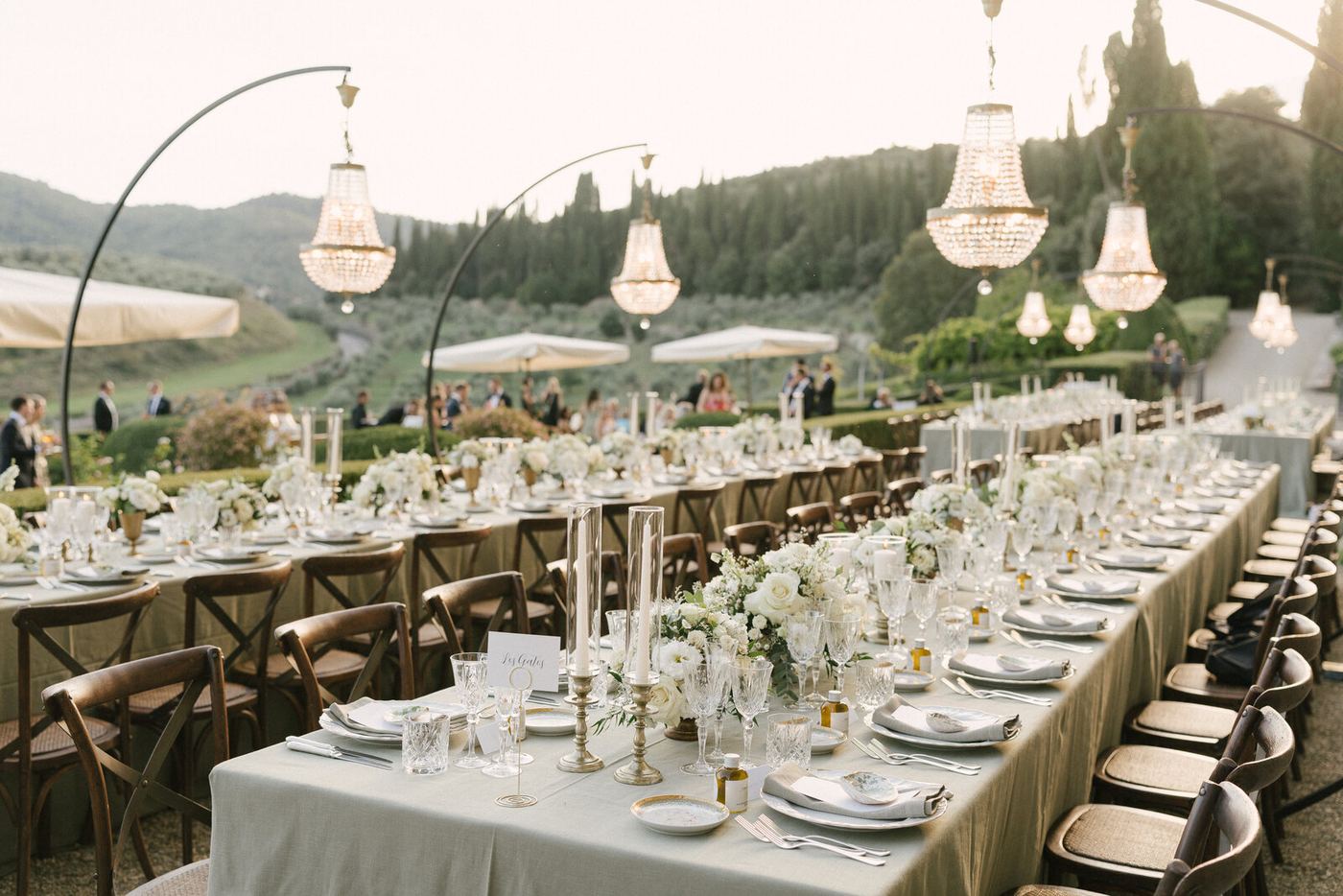 One table, under the lights