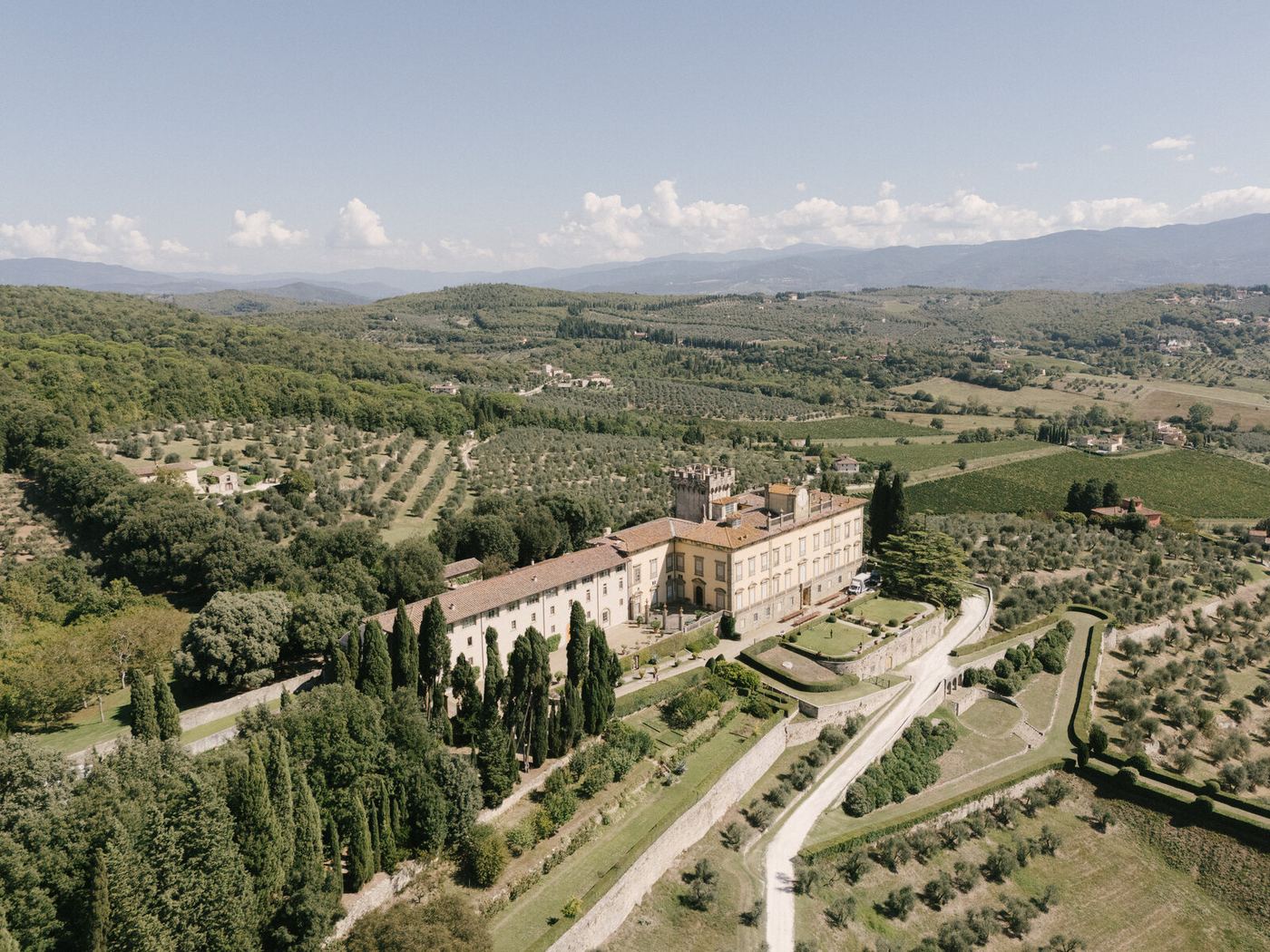 The estate, east of Florence