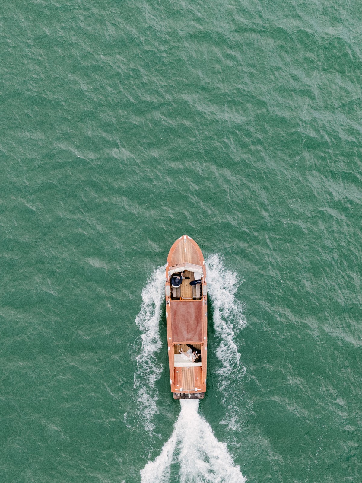 The lake, from above