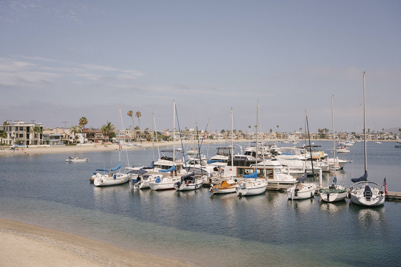 The marina from the balcony