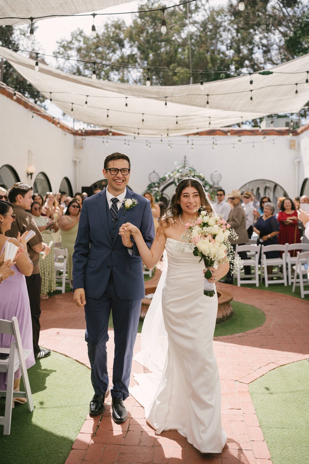 Back down the aisle