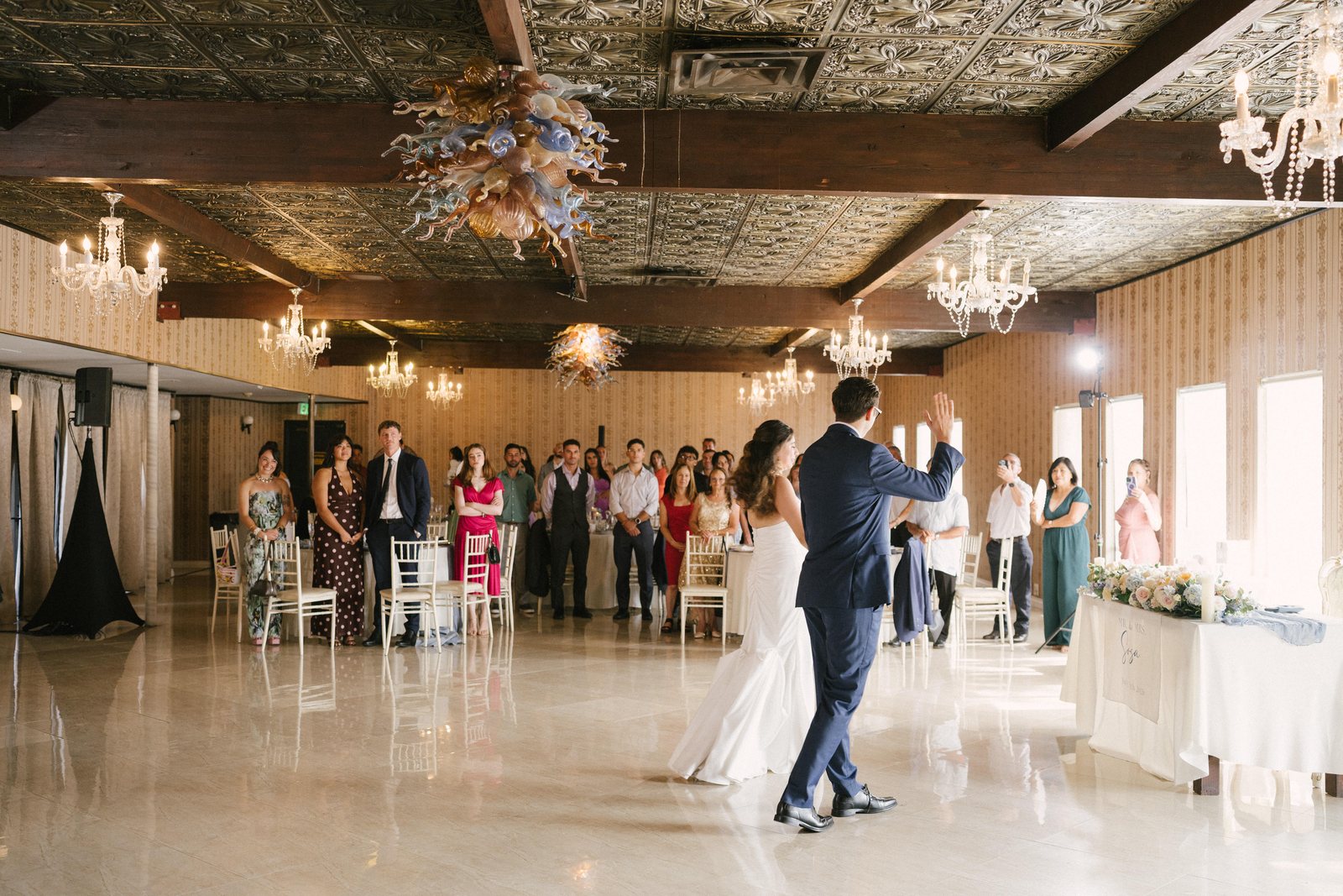 The floor, from the door