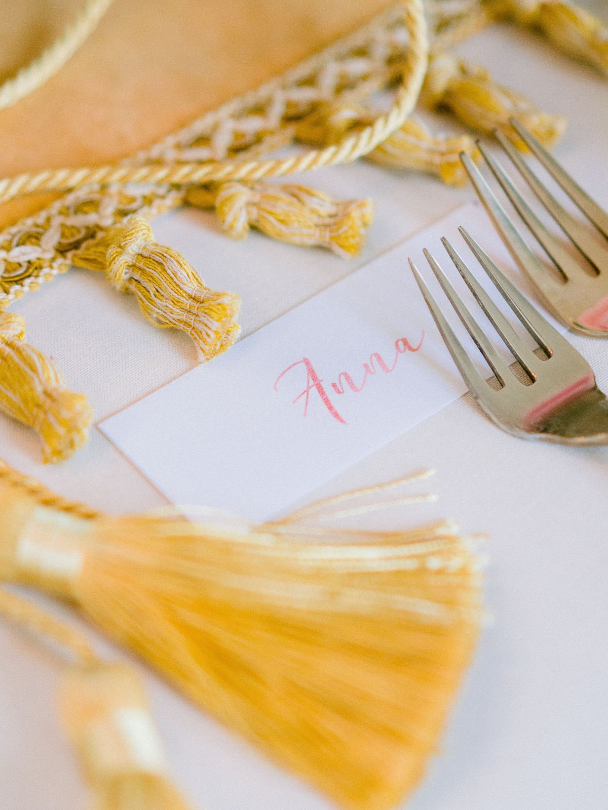 Gold, on linen