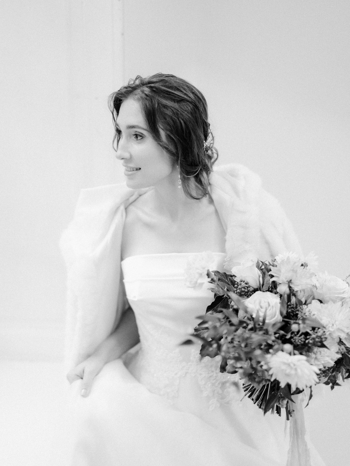 Her, with the flowers