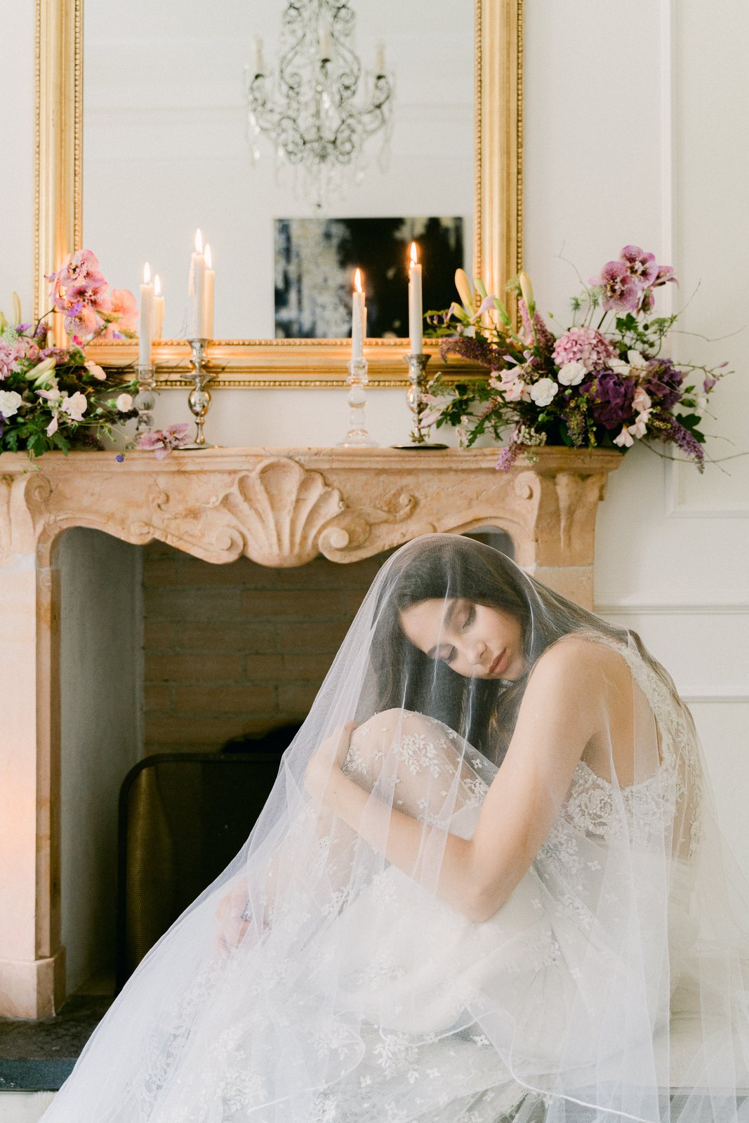 At the mantelpiece