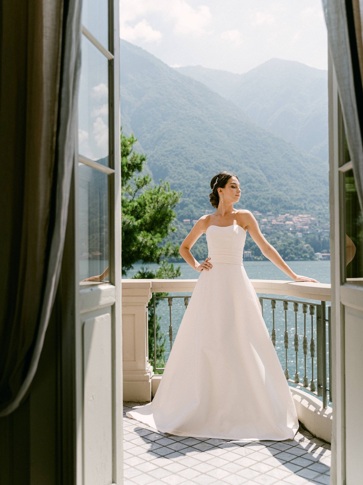 Relais Villa Vittoria, Laglio, Bridal editorial
