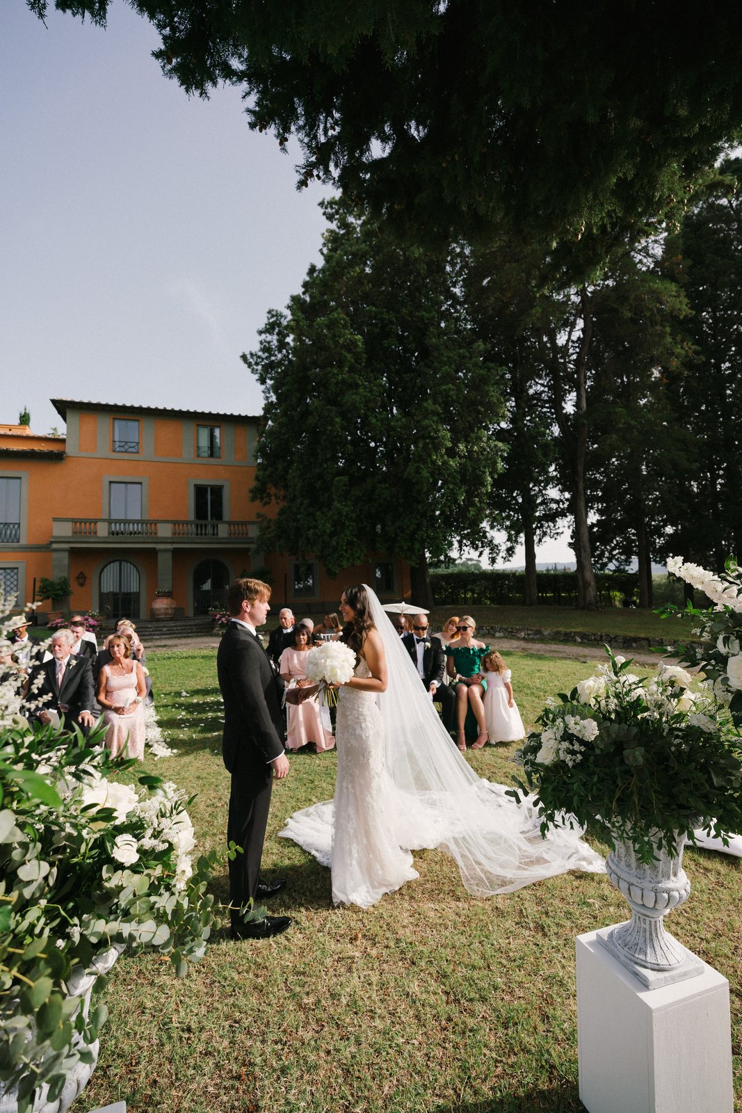 Santelia and Peter at Villa di Nozzole, Chianti, Tuscany