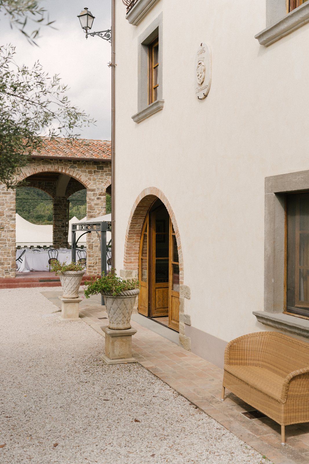 The loggia