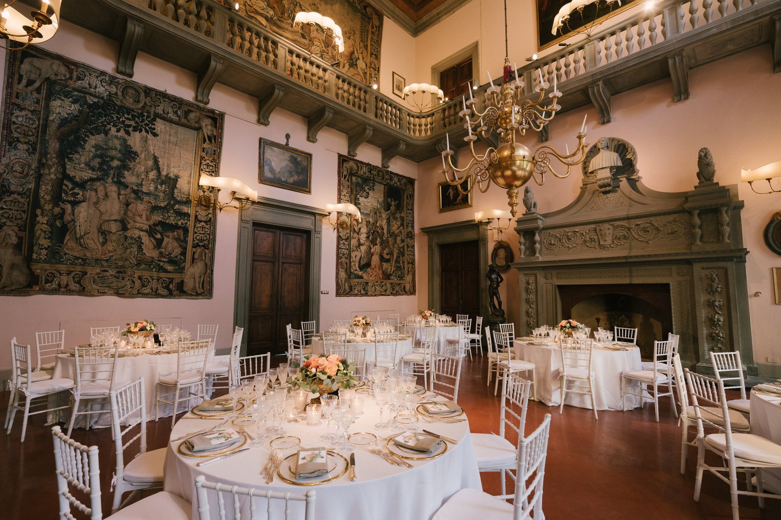 Under the frescoes