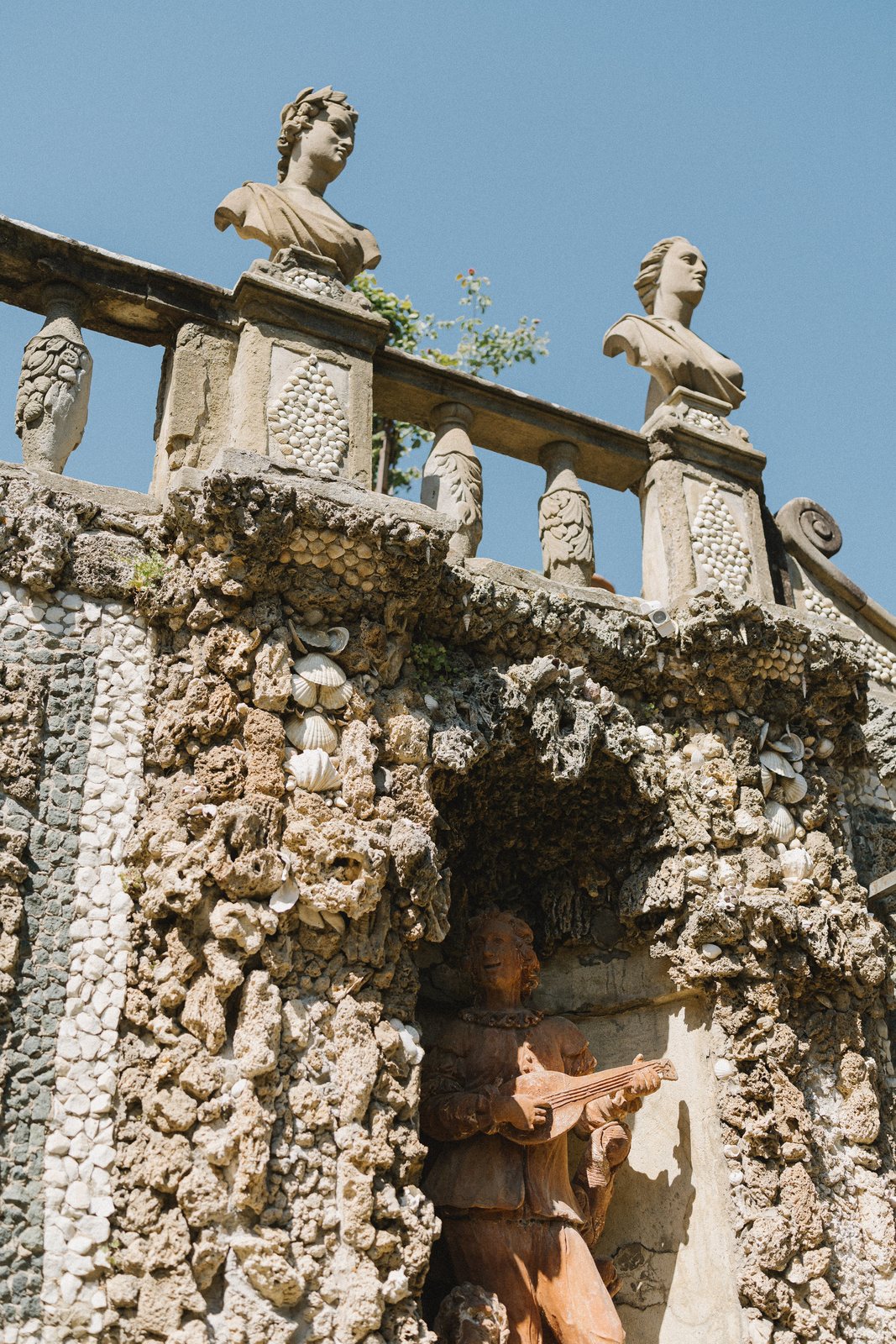 The balustrade, and its urns