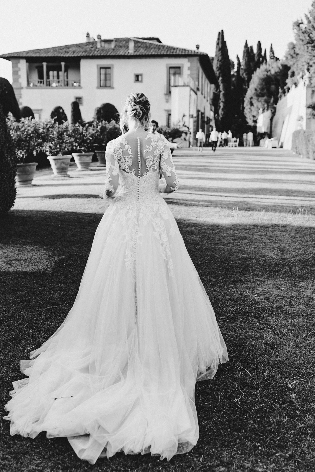 The dress on the lawn