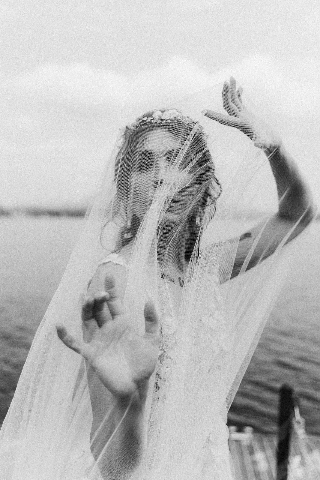 White on white, outdoors — after the preset