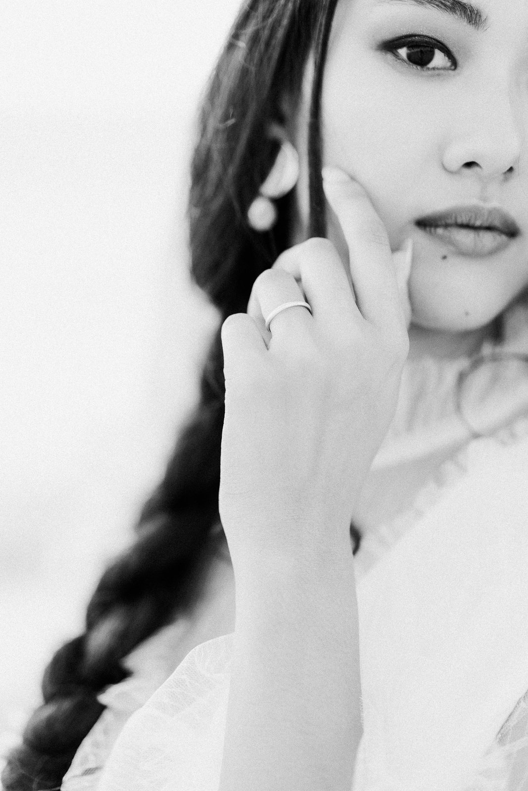 A hand, and a ring — after the preset