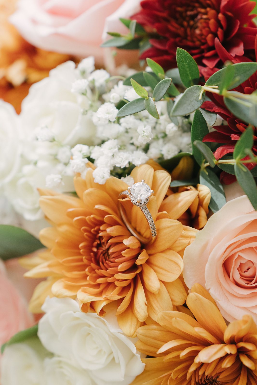The bouquet, in October colours