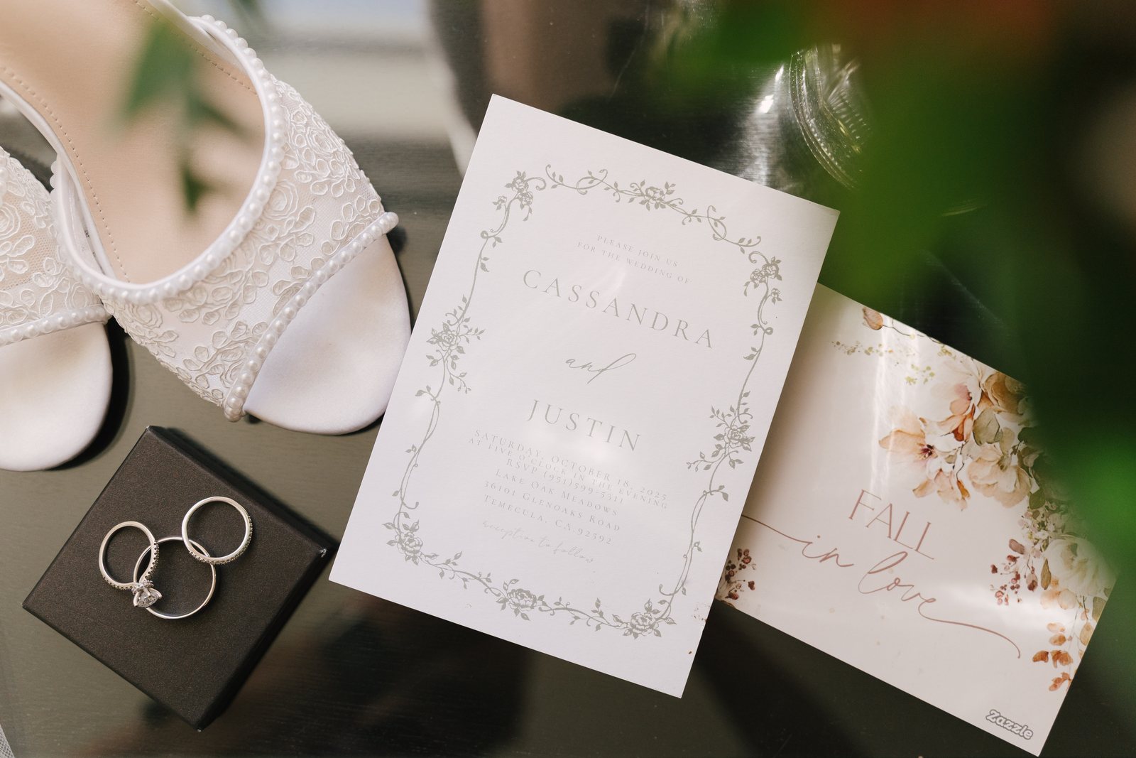 The rings, and the invitation