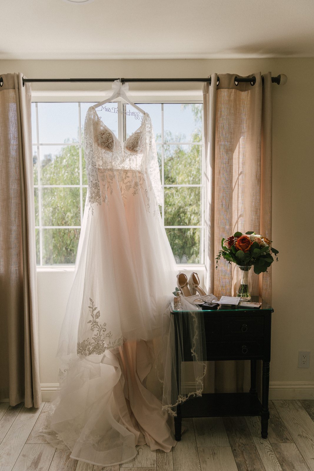 The dress at the window