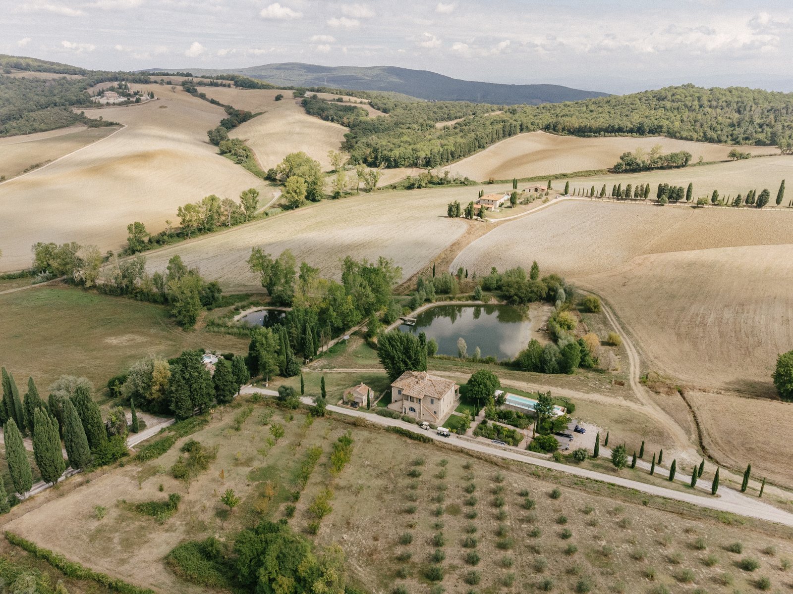 The Val d’Era, from Borgo Pignano above Volterra