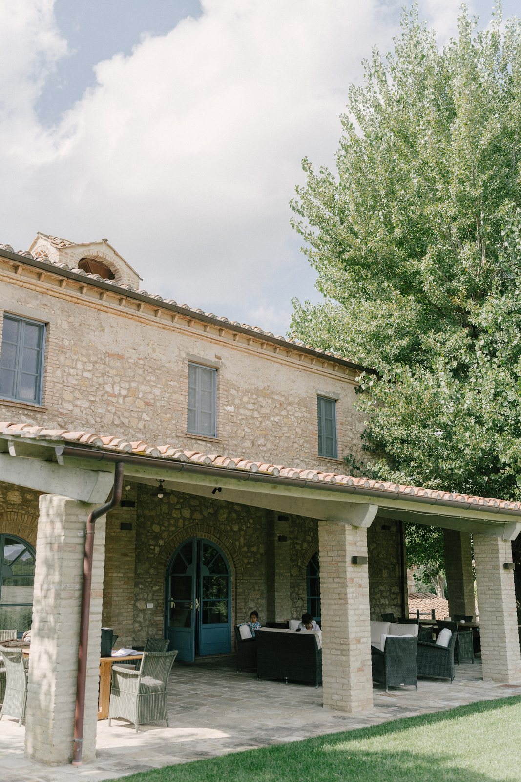 The loggia