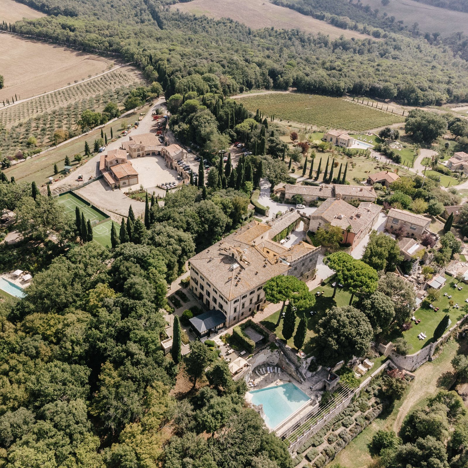The borgo, from above