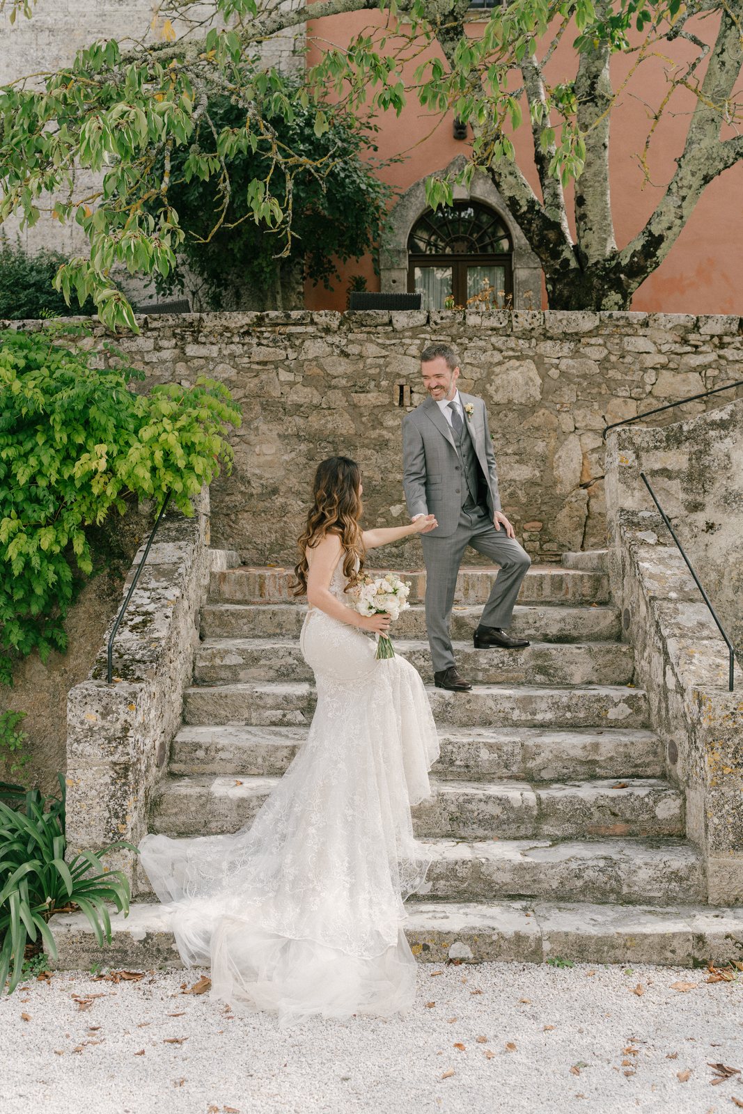 The steps, at the end of the afternoon