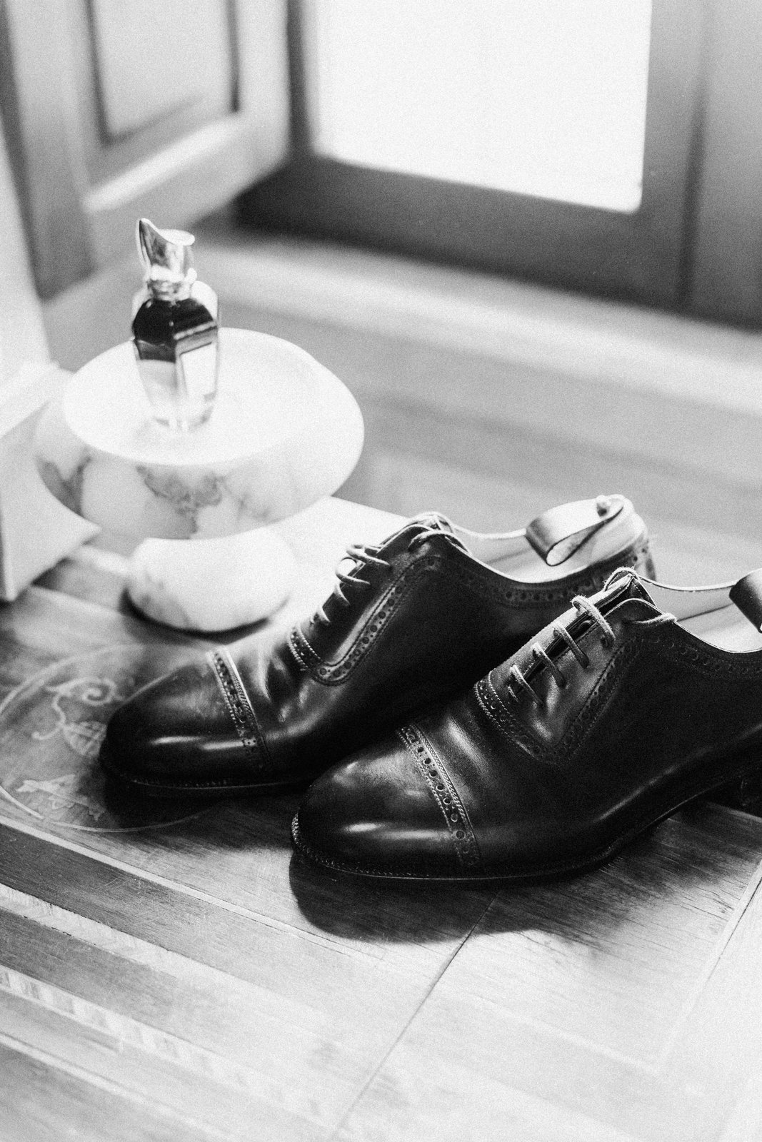 His, in black and white