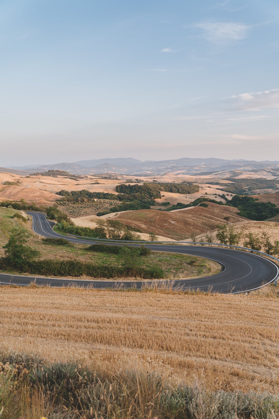 The valley, at the start of the day