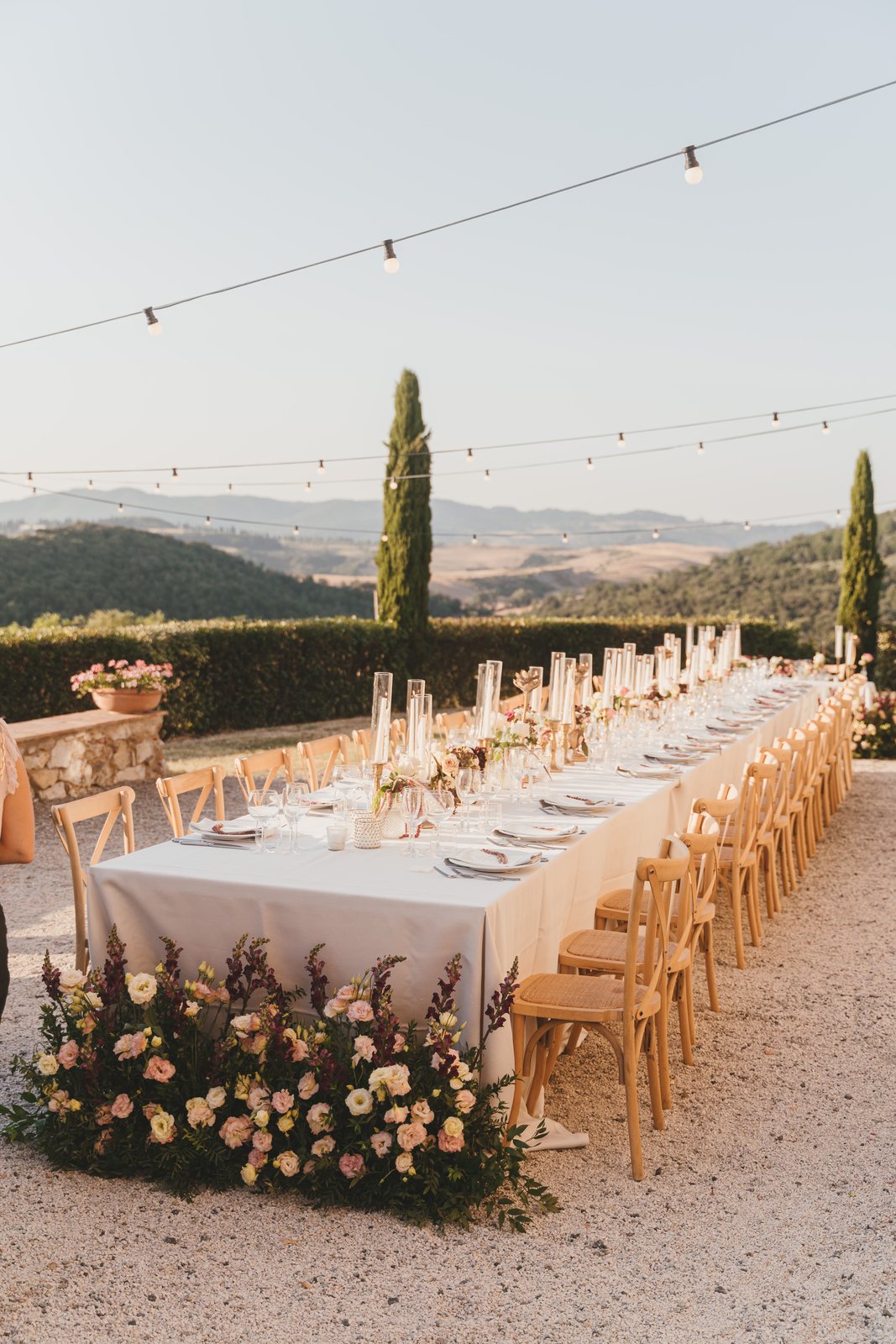 The table, laid