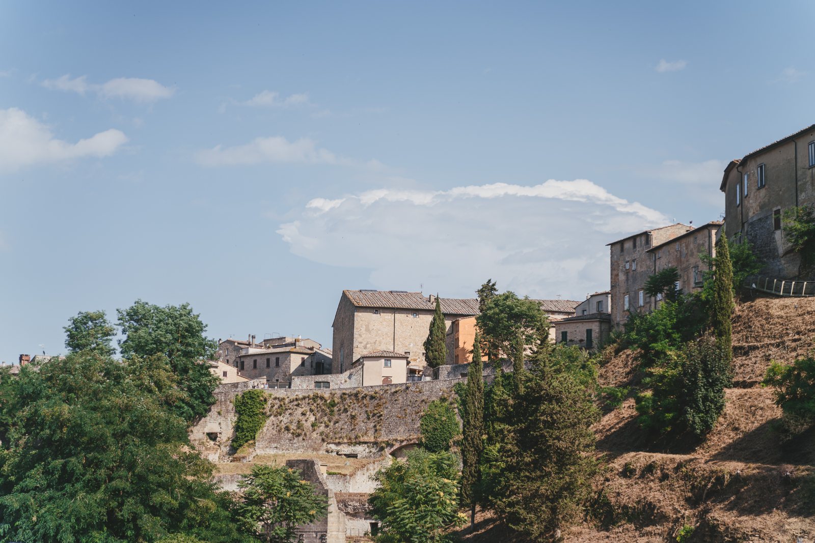Volterra, the evening before