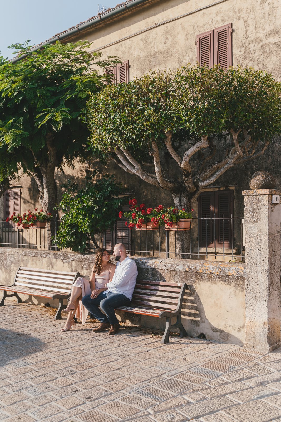 On the bench