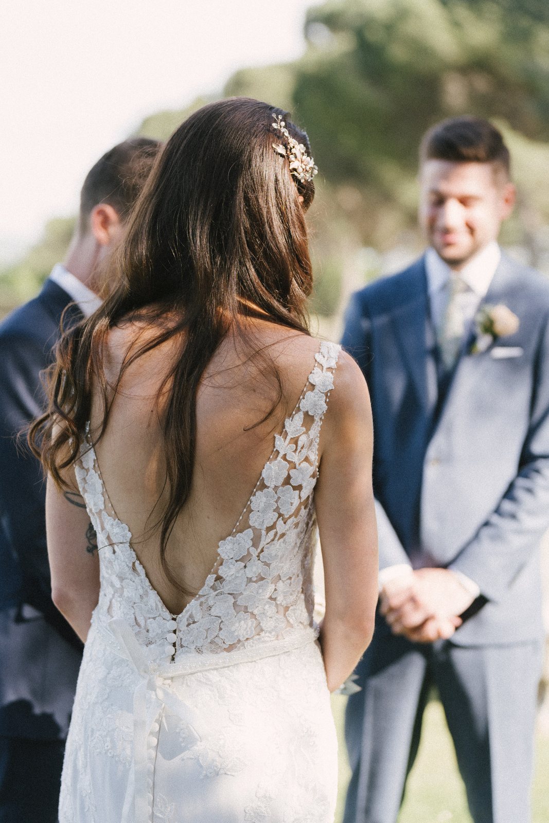 The dress, from behind