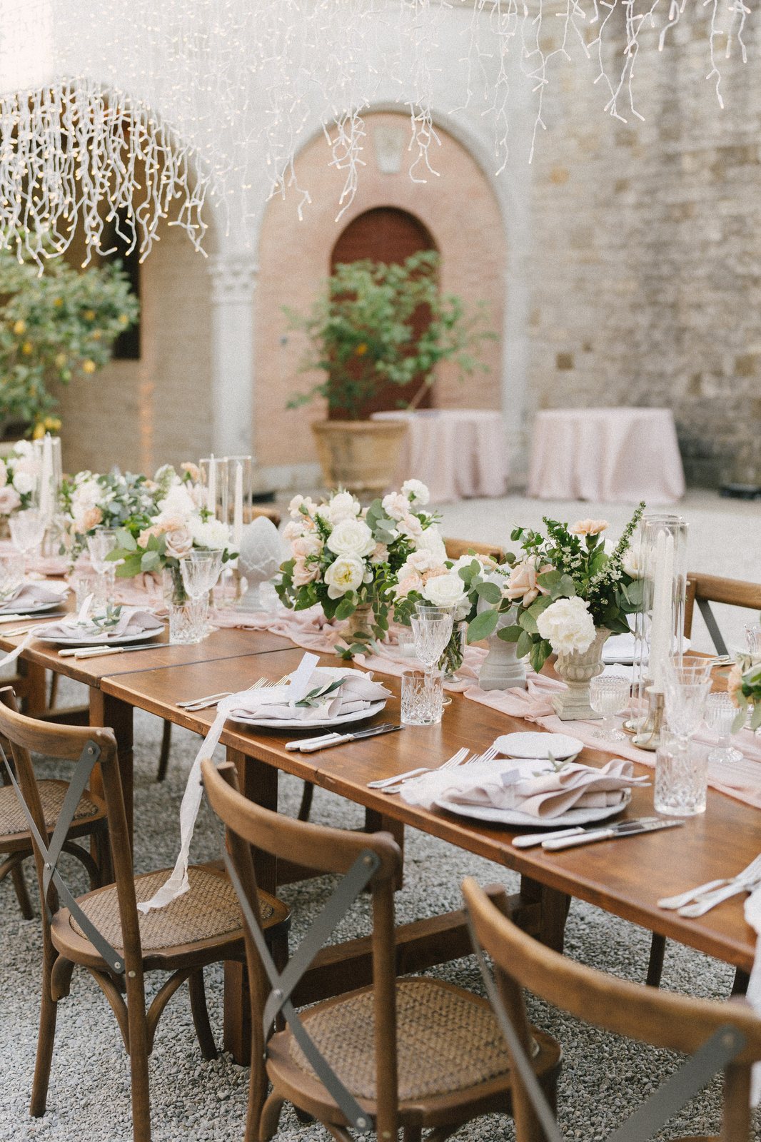 The table