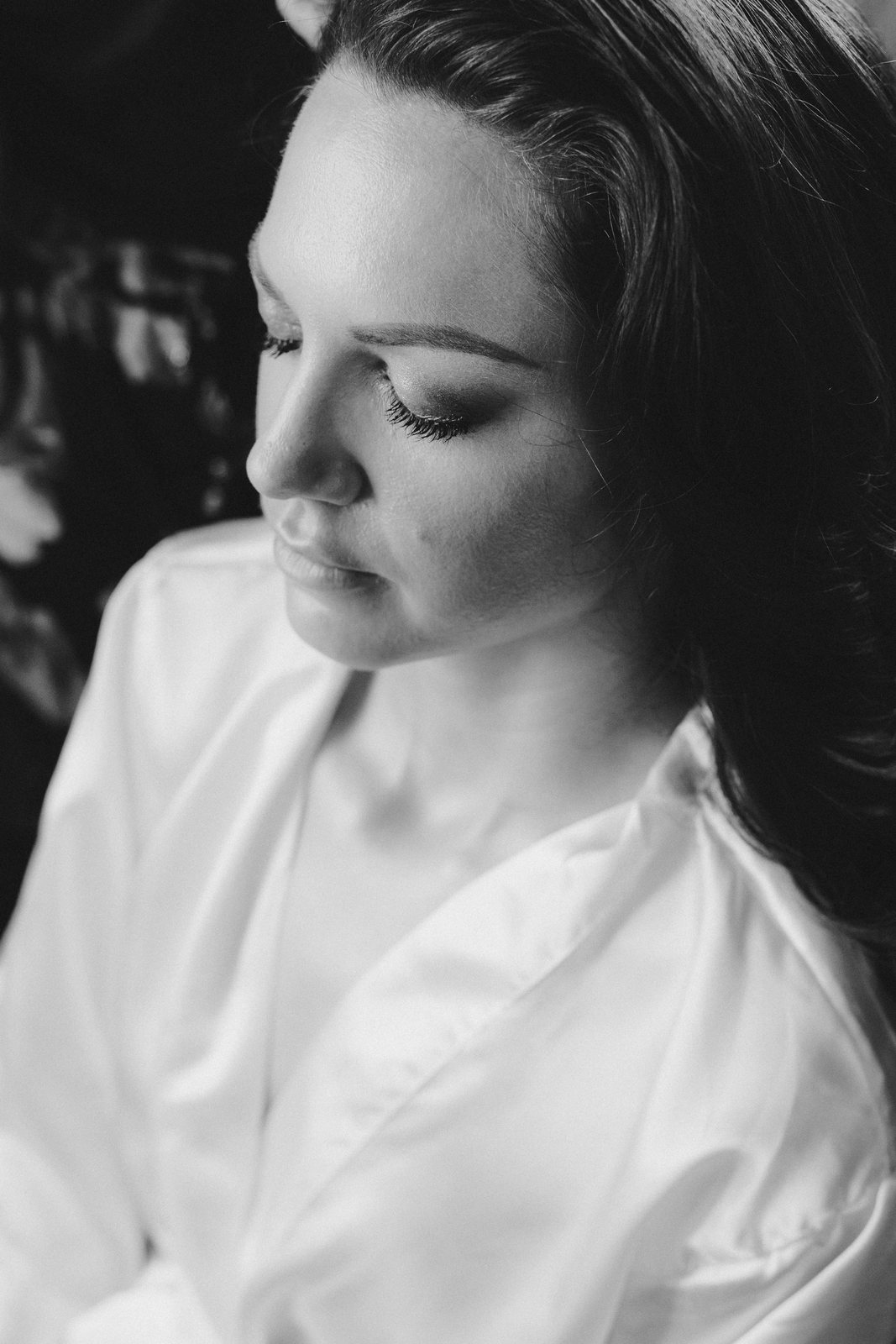 In the light of a window