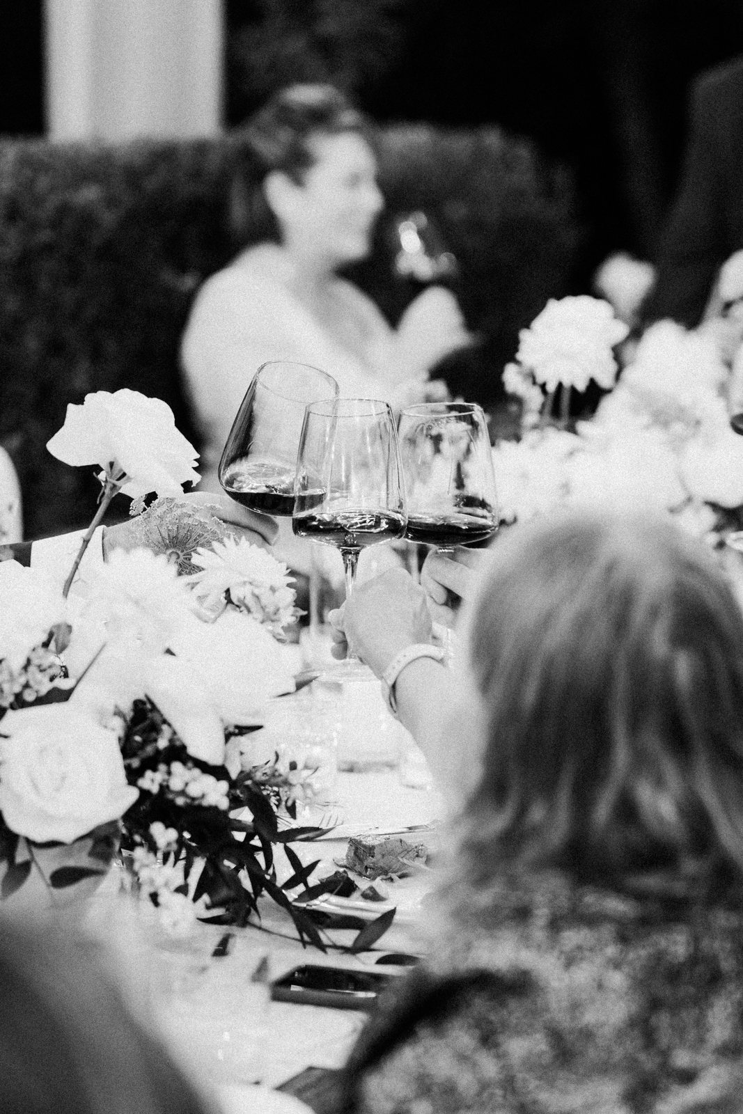 The table, in black and white