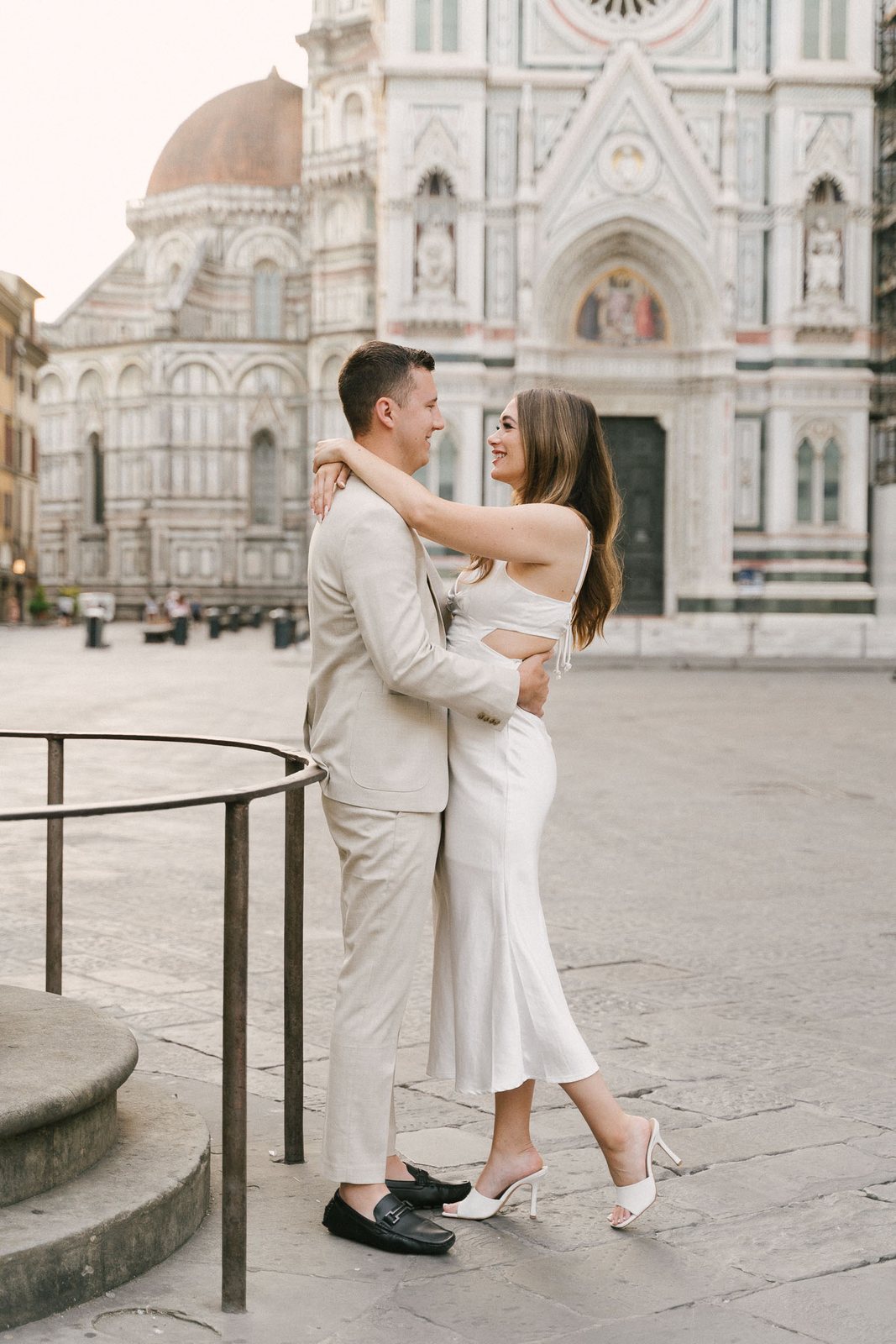 Florence, in front of the Duomo — after the preset