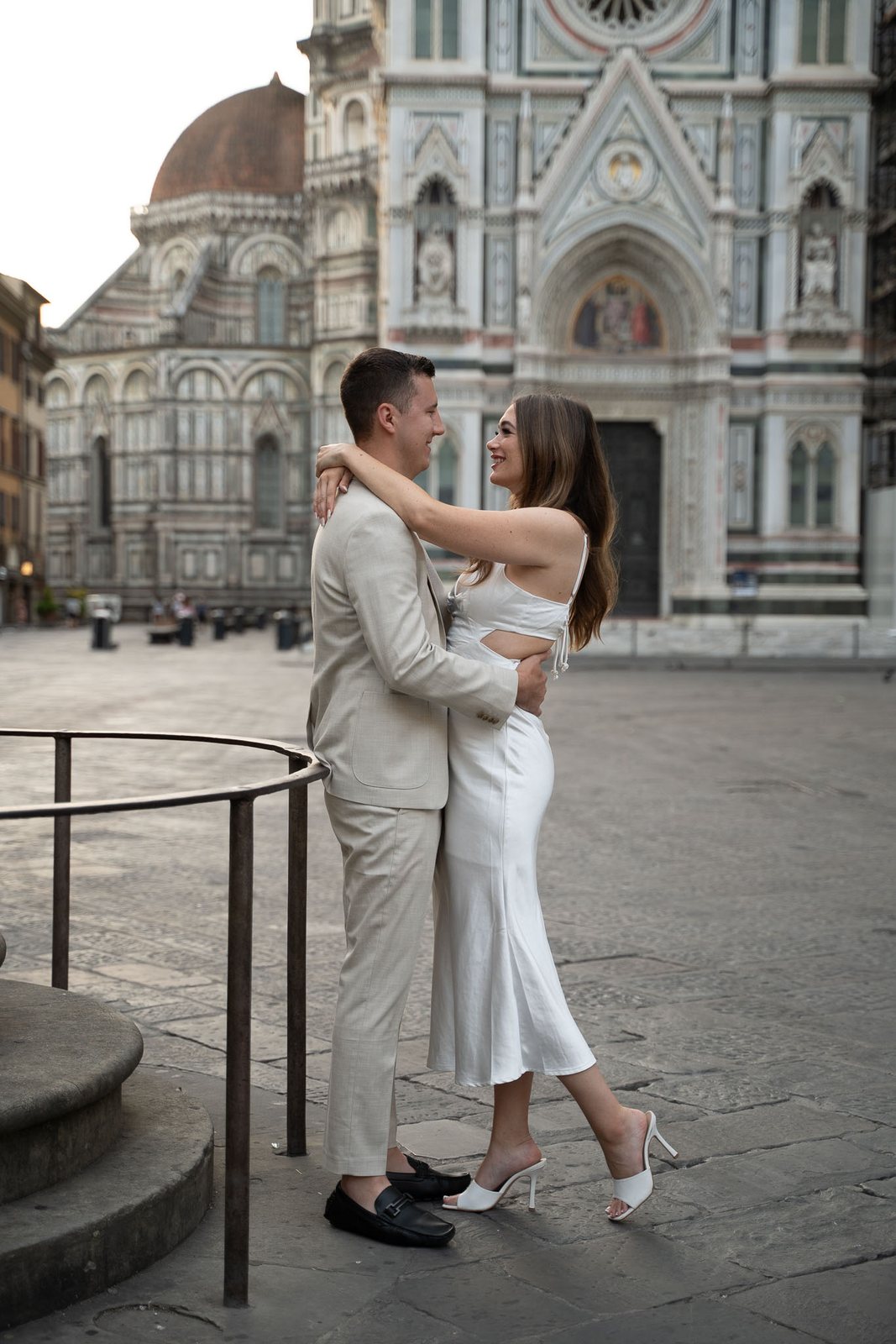 Florence, in front of the Duomo — before the preset