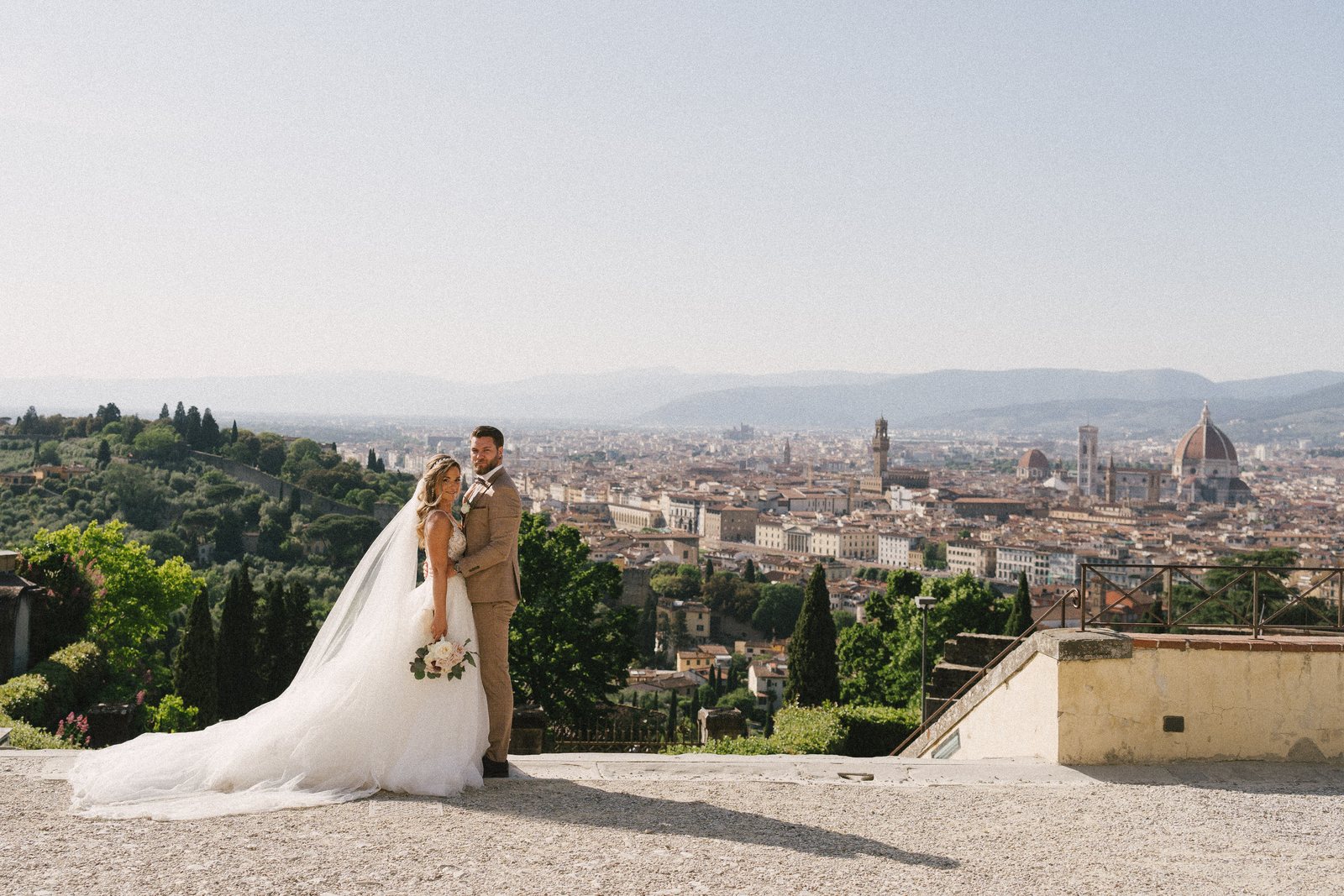 Lejla and Peda at Villa Agape, Florence, Tuscany