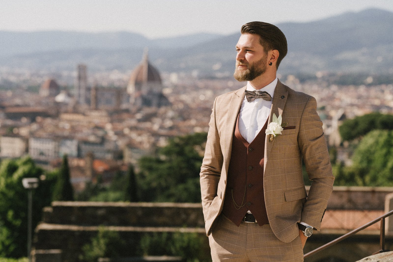 Him, above Florence