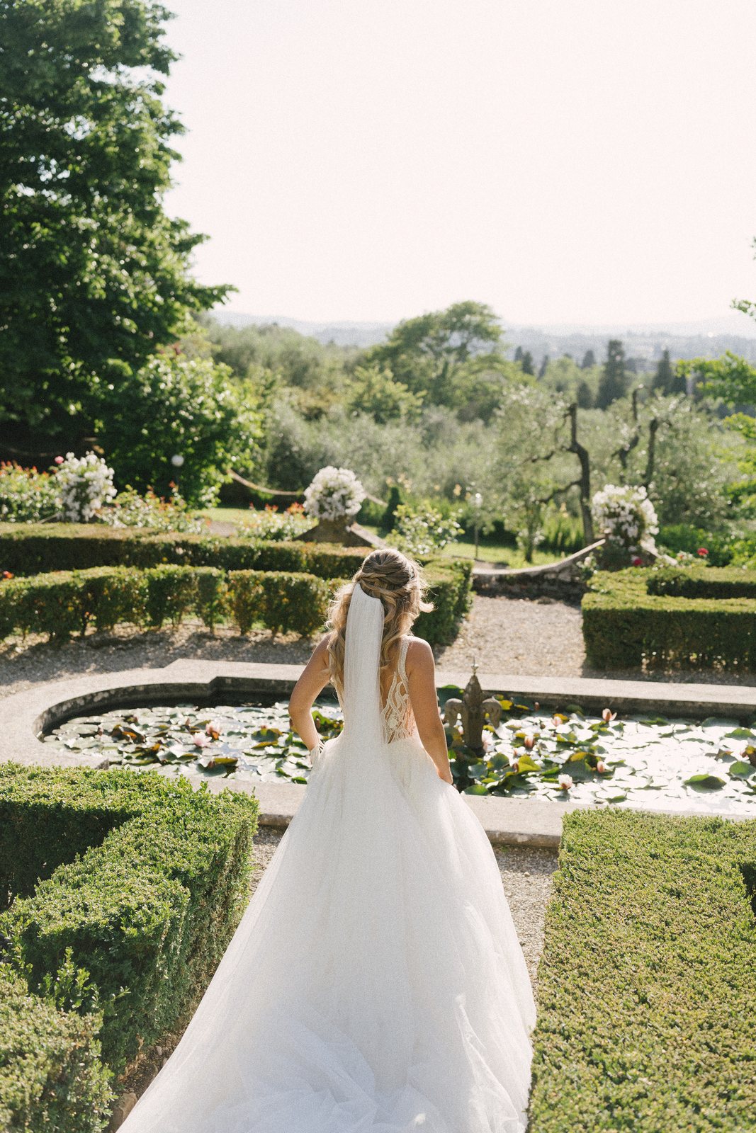 The dress in the hedges