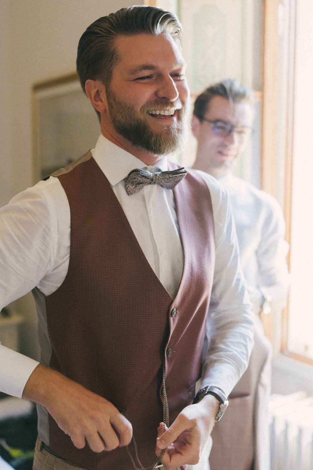 Him, dressing