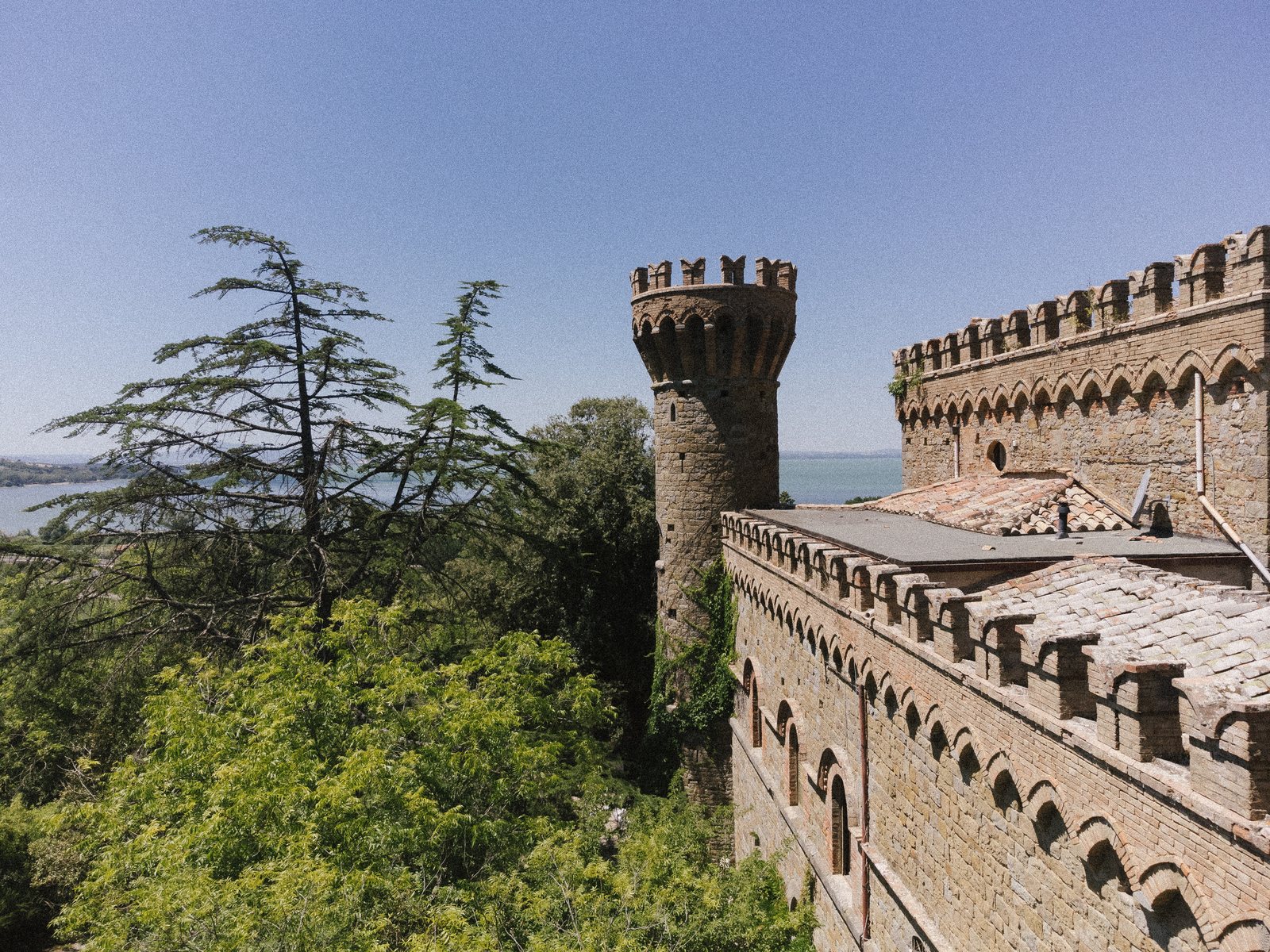 The battlements