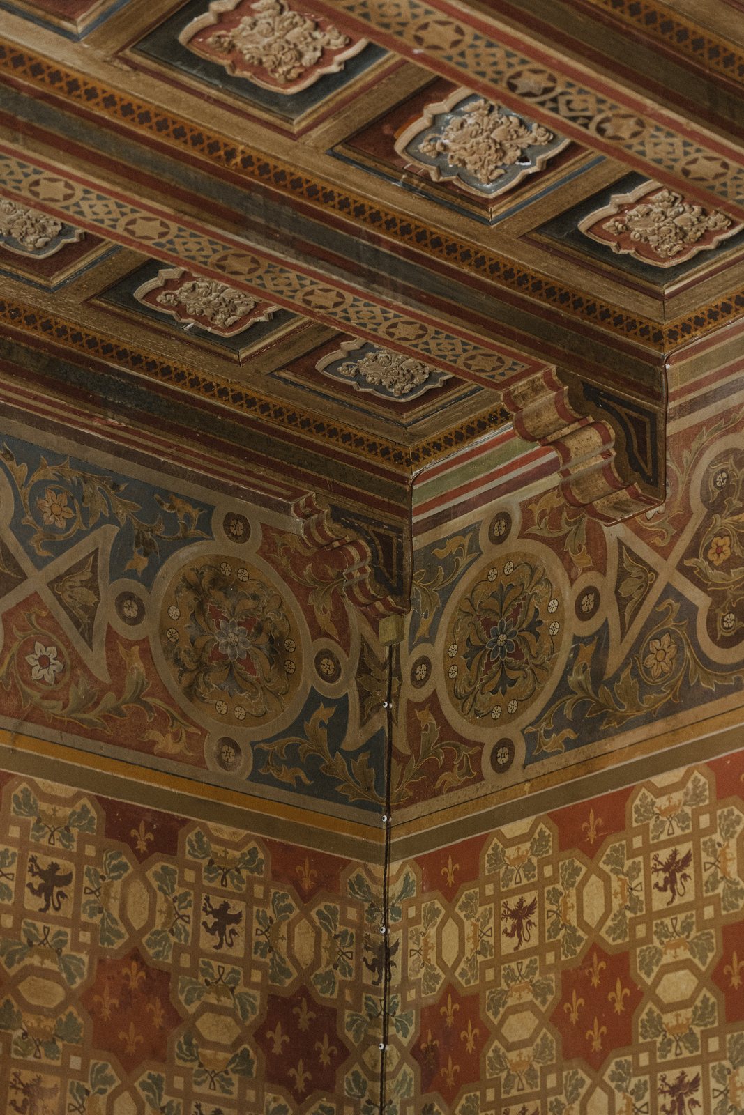The ceiling in the great room