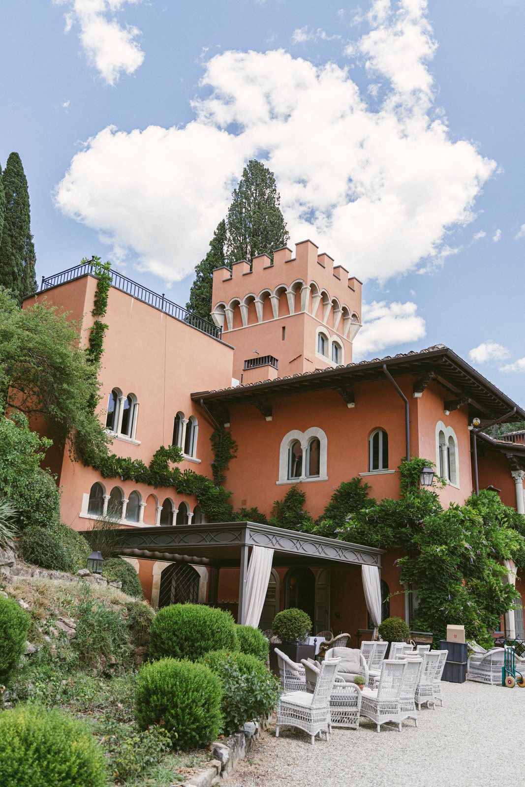 The villa