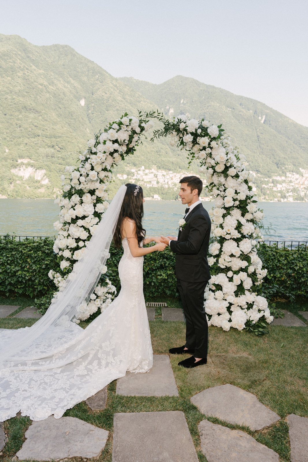 The ceremony, at Relais Villa Vittoria