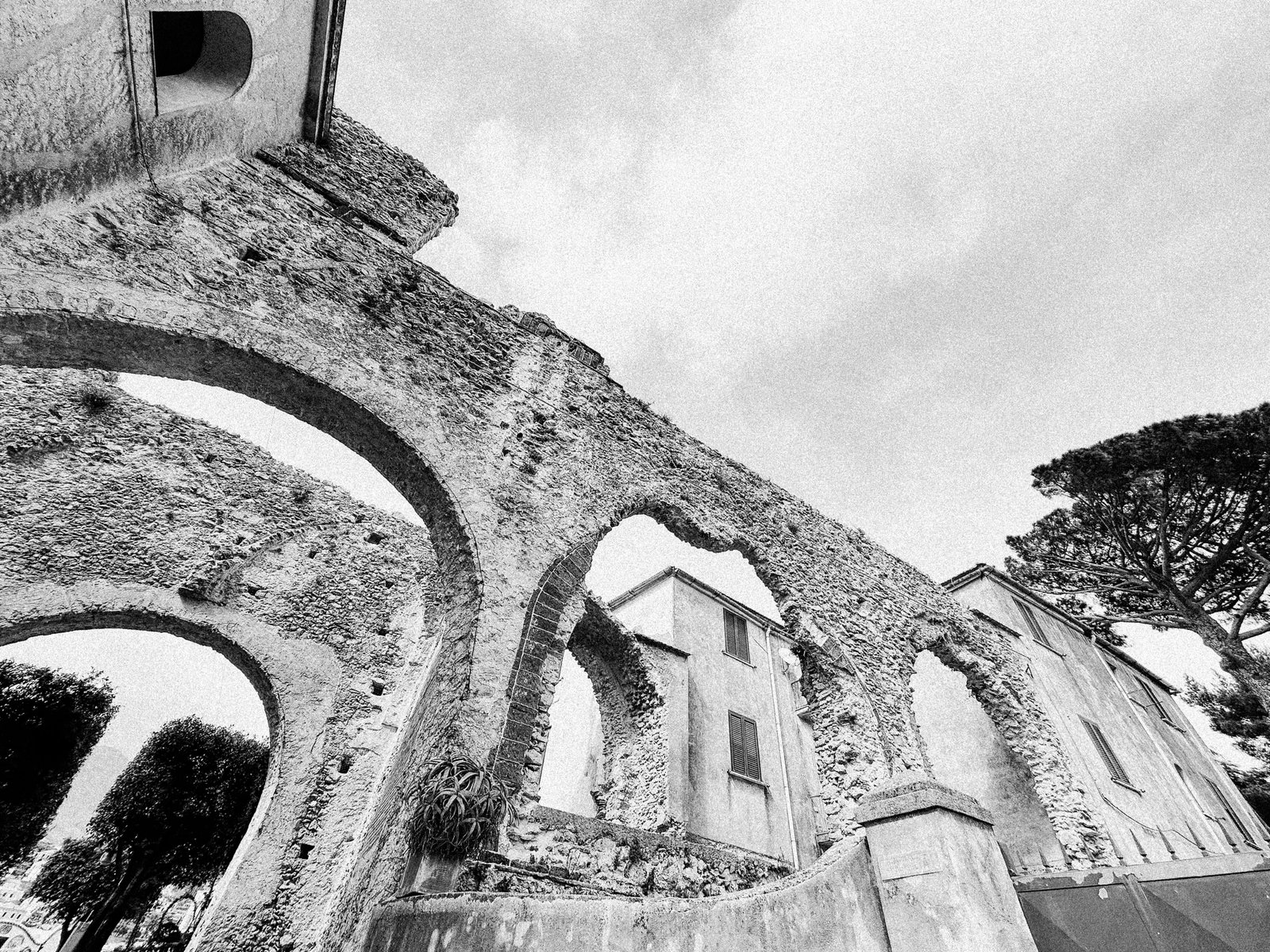 Arches, in black and white