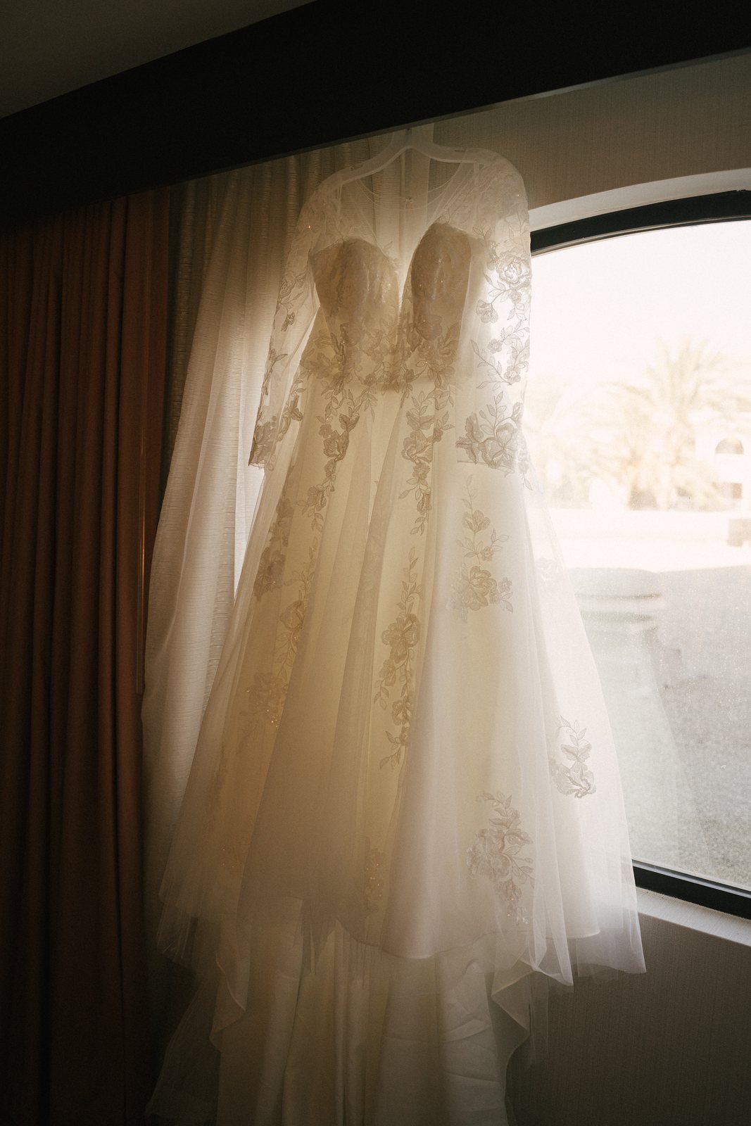 The gown at the window